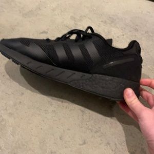 Adidas Original ZX 1K Boost Shoes BLACK SIZE 8